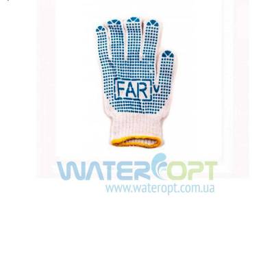 Защитные перчатки Капкан FAR с ПВХ точкой