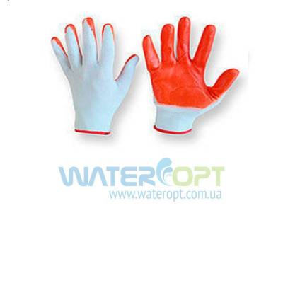 Защитные перчатки из полиэстера с нитрыловым покрытием