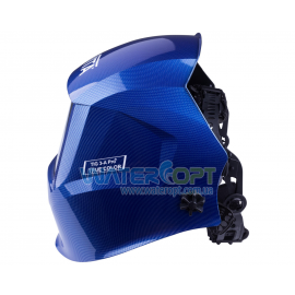 Маска сварщика Хамелеон VITA IG 3-A Pro TrueColor цвет металлические соты синие