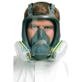 купить панорамная маска респиратор 3m 6800 с комбинированным фильтрами 6059 авек1 аммиак, хлор, кислоты оптом