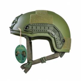 Шолом балістичний FAST Helmet рівень захисту NIJ IIIA олива