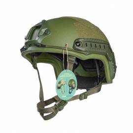 Шолом балістичний FAST Helmet рівень захисту NIJ IIIA олива