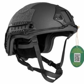 Шолом балістичний FAST Helmet рівень захисту NIJ IIIA чорний