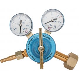 Редуктор з манометром кисневий БКО-50-5 (25 МПа) (корпус алюміній, великий) Точ.Прибор Антоніо Маск GU-1013