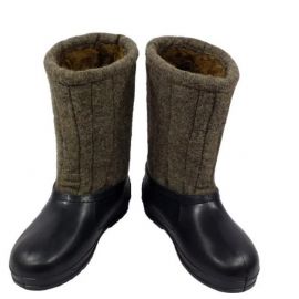 Бурки шинельні 46-го розміру з калошами (гума)