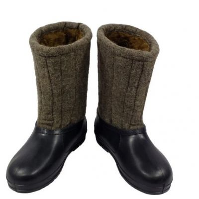 Бурки шинельные 47-го размера с галошами (резина)